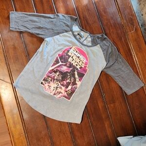 Star Wars Gray Raglan  Kids Shirt (Empire Movie)